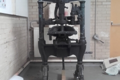 Albion press: mechanism close-up