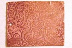 Sample Electro-Etched Copper plate